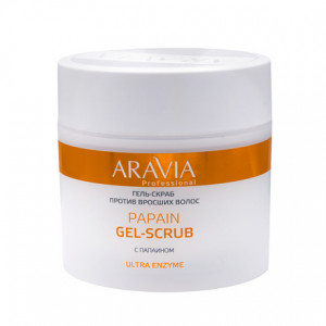 ARAVIA Professional, Гель-скраб против вросших волос Papain, 300 мл